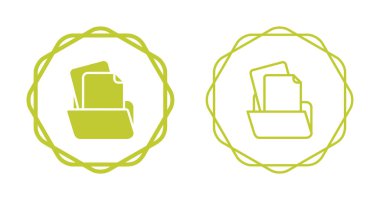 Ofis dizinlerinin basit vektör simgeleri kümesi