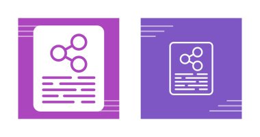 Bağlı çemberlerin yer aldığı soyut belge simgeleri