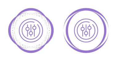 ses eşitleyici simgesi işaret vektörü illüstrasyonu 