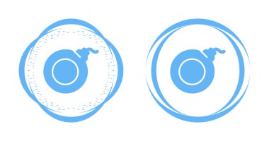 bomba simgeleri ayarlandı, vektör illüstrasyonu 