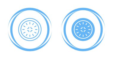 bisküvi simgesi beyaz arkaplanda izole 