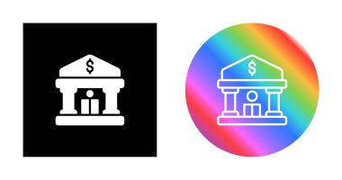 Banka web simge vektör çizim