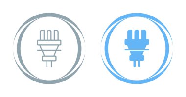 çizgi elektrik dolgu simgeleri beyaz arkaplanda izole edildi