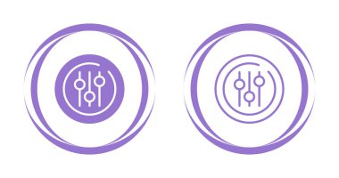 ses eşitleyici simgesi işaret vektörü illüstrasyonu 