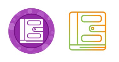  defter Icons set, vektör çizim