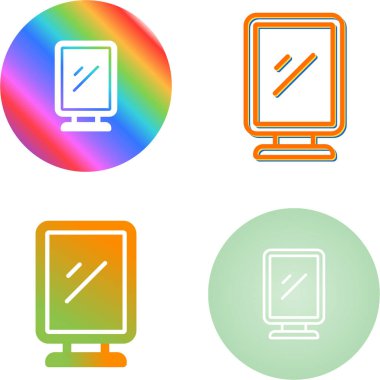 siyah bilgisayar monitörü simgeleri beyaz arkaplanda izole edildi 