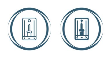 akıllı telefon simgeleri ayarlandı, vektör illüstrasyonu basit tasarım