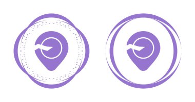 Bozuk GPS navigasyonu için akıllı telefon simgeleri 