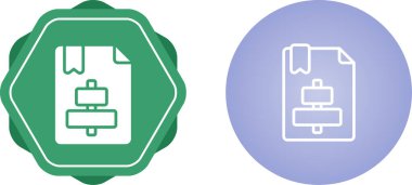 Merkezi Hizala Web simgesi vektör illüstrasyonu