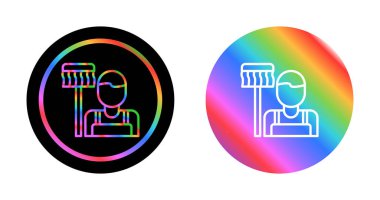 İnsan avatar simgeleri seti, vektör illüstrasyonu basit tasarım