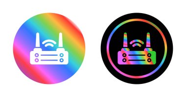 Kablosuz. Web simgesi vektör illüstrasyonu 