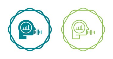 İnsan kafası simgelerinin içindeki ses dalgaları analiz ediliyor