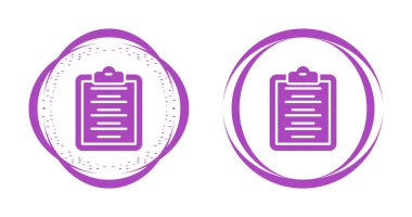 Belge simgelerinin parlak vektör illüstrasyonlarının bir koleksiyonu.