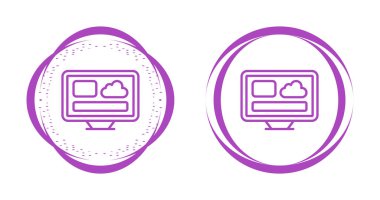 Beyaz arkaplanda izole edilmiş sohbet simgelerinde konuşma baloncukları olan bilgisayar ekranları, vektör illüstrasyonu     