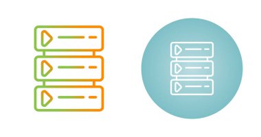 Veri merkezi, sunucu simgesi ayarlandı 