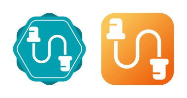 Kablo Etiketleri Vektör Simgeleri Ayarlandı 