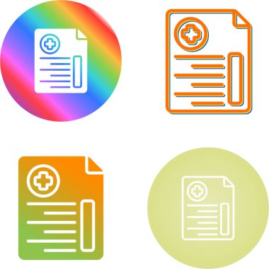 Web ile ilgili amaçlar için bir belgenin soyut renk simgesi.