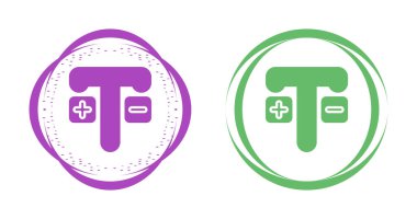 yazı tipi boyutu web simgesi vektör çizimi