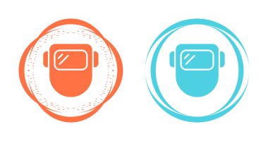 Kaynak maskesi simgelerinin web illüstrasyonu