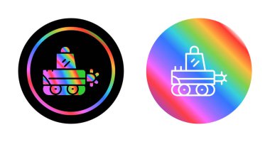 Siper kesici simgesi vektör illüstrasyon tasarımı