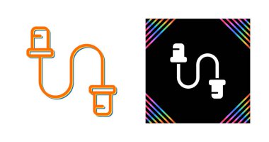 Kablo Etiketleri Vektör Simgeleri Ayarlandı 