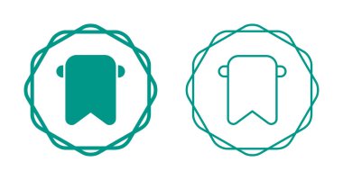 Yer İmleri Simgesi Vektör İmzası veya Sembol Beyaz arkaplan üzerinde izole edildi 