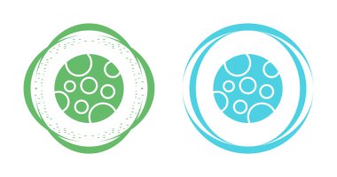 Gezegen simgeleri beyaz arkaplanda izole edildi 