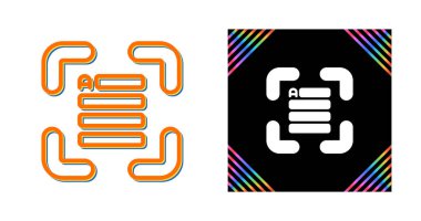 Metin Kutusu simgeleri ayarlandı, vektör illüstrasyonu