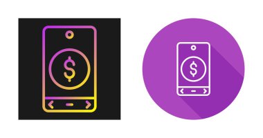 akıllı telefon simgeleri ayarlandı, vektör illüstrasyonu basit tasarım