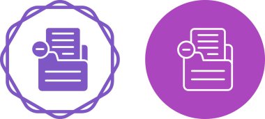 Beyaz arkaplanda izole edilmiş belge simgesine sahip siyah satır dizini. Klasör işareti. belge, bilgi dizini simgesi. Çember simgelerini ayarla. vektör.