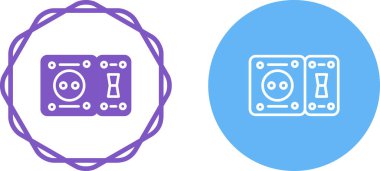 Soket Anahtarı Simgesi Simgesi Beyaz Arkaplanda İzole Edildi 