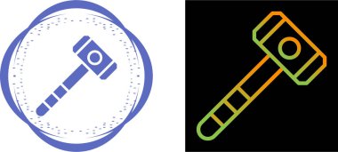 Çekiç. Web simgeleri basit resimleme