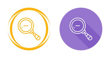 Uzaklaştırma simgeleri olan büyüteç 