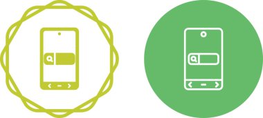 akıllı telefon simgeleri ayarlandı, vektör illüstrasyonu basit tasarım