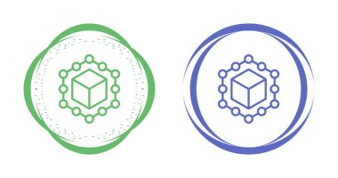 Tedarik Zinciri Yönetim Simgeleri kümesi, vektör illüstrasyonu