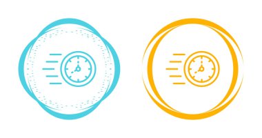 Zaman web simgesi vektör illüstrasyonu