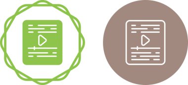 belge simgeleri ayarlandı, vektör illüstrasyonu basit tasarım