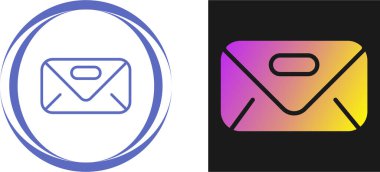 zarf web simgesi vektör illüstrasyonu