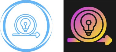 Agile Analytics web simgesi vektör illüstrasyonu 