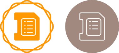 Beyaz arkaplandaki SD-kart simgelerinin web seti