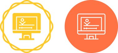 izleyici simgeleri vektör illüstrasyonunu ayarla