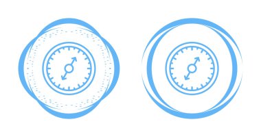 Seyahat siteleri için pusula logolarının basit yuvarlak simgeleri 