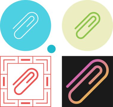 ataç simgeleri ayarlandı, vektör illüstrasyonu