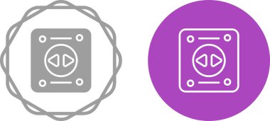 soket simgeleri seti, web basit illüstrasyon