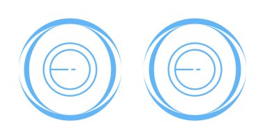 İş kimliği için temiz vektör simgeleri, aygıt düğmesi