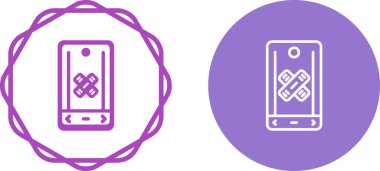 beyaz arkaplanda kablosuz ağ simgesine sahip akıllı renkli telefon. Kablosuz ağ. Değişken rastgele dinamik şekiller. vektör illüstrasyonu