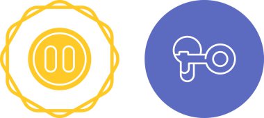 Professional icon set in simple style, settings display