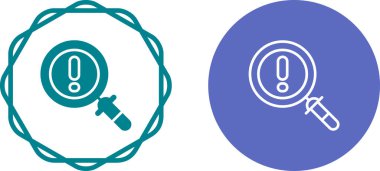 İzinsiz giriş algılama simgesi vektör illüstrasyon tasarımı