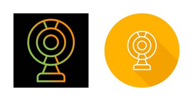 Web kamerası web simgeleri vektör illüstrasyonu