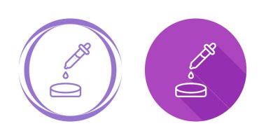 pipette simgeleri, web basit illüstrasyonu